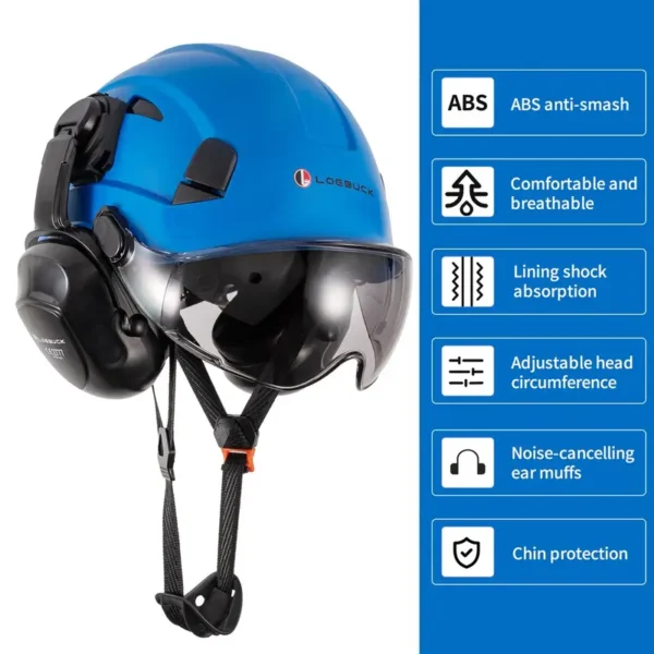 1684905925631-97cd11ced987441e86548dc52a0337ee-goods 30 Decibel Earmuffs & American Style Safety Helmet