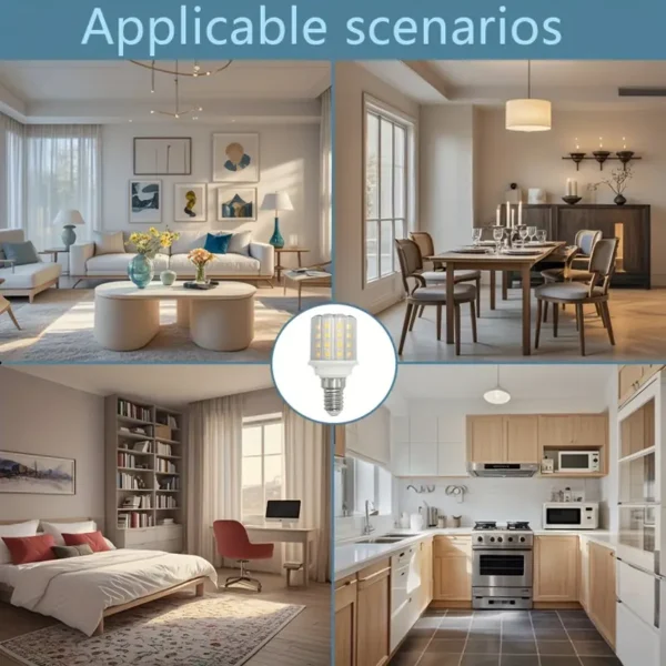 5pcs Edison 7W E12 LED Lights