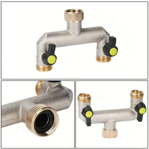 3c4e1959-8b8f-4cd9-a343-a9abb2fb27f9 Brass 2-Way Garden Water Distributor