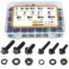 252pcs Flange Hex Head Bolt Nut Washer Kit