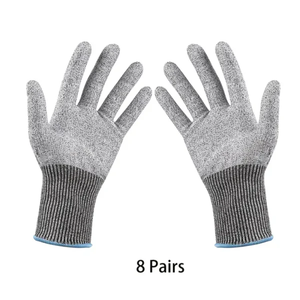 8806ba0e-b7c1-451a-9cac-24c3f146baa2 8 Pairs of 5th Level Cut-Resistant Safety Gloves