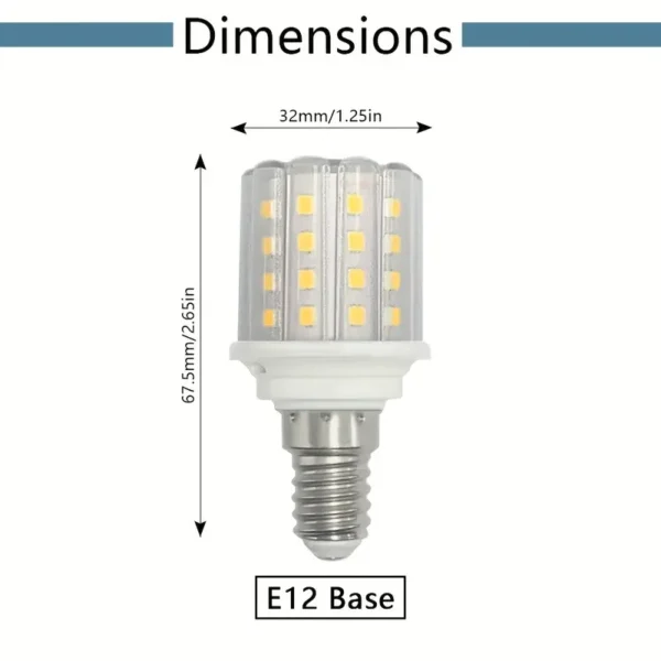 5pcs Edison 7W E12 LED Lights