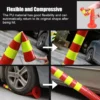d57ebe4193be4c3993252c1315f618a7-goods Reflective Traffic Cone with Red and White Stripes